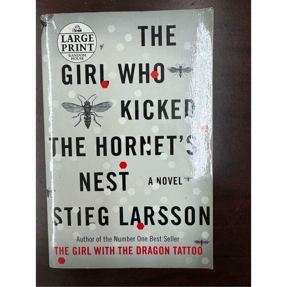 The Girl Who Kicked The Hornet’s Nest Large Print Edition Book - Picture 1 of 3